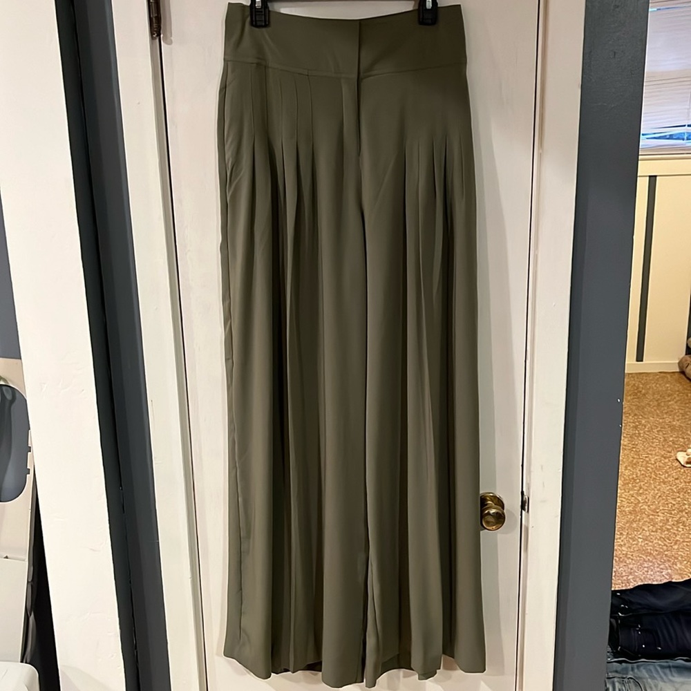Brand New With Tags,Gabrielle Union New York Company Green Wide Leg Pants